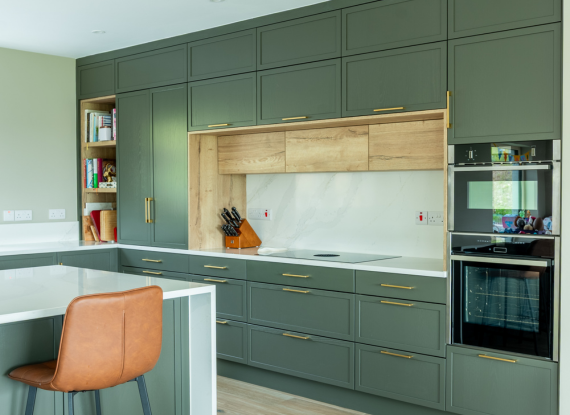 Modern Slim-Shaker Kitchen in Co. Roscommon – Lyrath Hazel and Halifax Oak - Highlights image 2